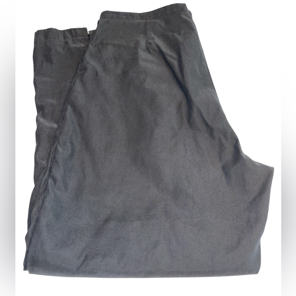 Royal Robbins pants outdoor/travel button fly anklelength pocket back slit Sz 10